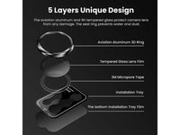 Kameraschutz Glas für Samsung Galaxy S24 Ultra in transparent von Screenguard