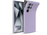 Liquid Silikon Case für Samsung Galaxy S24 Ultra in purple von Screenguard