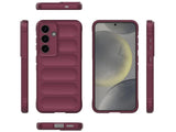 Screenguard CloudCase Handyhülle für Samsung Galaxy S25+ gegen Sturzschäden, Dellen, Kratzern. Mit Kameraschutz, erhöhtem Rahmen und Airbag Cushions für vollumfänglichen Schutz.