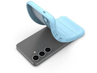 Screenguard CloudCase Handyhülle für Samsung Galaxy S25+ gegen Sturzschäden, Dellen, Kratzern. Mit Kameraschutz, erhöhtem Rahmen und Airbag Cushions für vollumfänglichen Schutz.