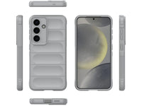 Screenguard CloudCase Handyhülle für Samsung Galaxy S25 gegen Sturzschäden, Dellen, Kratzern. Mit Kameraschutz, erhöhtem Rahmen und Airbag Cushions für vollumfänglichen Schutz.