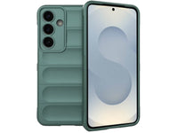 Screenguard CloudCase Handyhülle für Samsung Galaxy S25 gegen Sturzschäden, Dellen, Kratzern. Mit Kameraschutz, erhöhtem Rahmen und Airbag Cushions für vollumfänglichen Schutz.