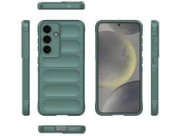 Screenguard CloudCase Handyhülle für Samsung Galaxy S25 gegen Sturzschäden, Dellen, Kratzern. Mit Kameraschutz, erhöhtem Rahmen und Airbag Cushions für vollumfänglichen Schutz.