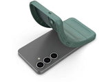 Screenguard CloudCase Handyhülle für Samsung Galaxy S25 gegen Sturzschäden, Dellen, Kratzern. Mit Kameraschutz, erhöhtem Rahmen und Airbag Cushions für vollumfänglichen Schutz.