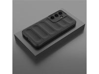 Screenguard CloudCase Handyhülle für Samsung Galaxy S25+ gegen Sturzschäden, Dellen, Kratzern. Mit Kameraschutz, erhöhtem Rahmen und Airbag Cushions für vollumfänglichen Schutz.