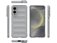 Screenguard CloudCase Handyhülle für Samsung Galaxy S25 Edge gegen Sturzschäden, Dellen, Kratzern. Mit Kameraschutz, erhöhtem Rahmen und Airbag Cushions für vollumfänglichen Schutz.