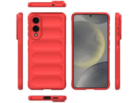 Screenguard CloudCase Handyhülle für Samsung Galaxy S25 Edge gegen Sturzschäden, Dellen, Kratzern. Mit Kameraschutz, erhöhtem Rahmen und Airbag Cushions für vollumfänglichen Schutz.
