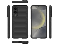 Screenguard CloudCase Handyhülle für Samsung Galaxy S25 Edge gegen Sturzschäden, Dellen, Kratzern. Mit Kameraschutz, erhöhtem Rahmen und Airbag Cushions für vollumfänglichen Schutz.