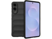 Screenguard CloudCase Handyhülle für Samsung Galaxy S25 Edge gegen Sturzschäden, Dellen, Kratzern. Mit Kameraschutz, erhöhtem Rahmen und Airbag Cushions für vollumfänglichen Schutz.