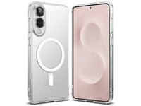 Das Magnetic MagSafe Clear Case von Screenguard schützt Ihr Samsung Galaxy S25 Edge effektiv vor Schäden bei Sturz oder Stoss. Erhöhter Rahmen rund um das Display und Kamera gegen Kratzer und Dellen. Transparenter Schutz mit Magnetring. Zum Wireless Aufladen mit MagSafe kompatiblen Zubehör.