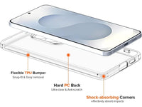 SuperClear Case Hybrid Hülle für Samsung Galaxy S25 Edge von Screenguard