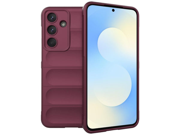 Screenguard CloudCase Handyhülle für Samsung Galaxy S25 FE gegen Sturzschäden, Dellen, Kratzern. Mit Kameraschutz, erhöhtem Rahmen und Airbag Cushions für vollumfänglichen Schutz.