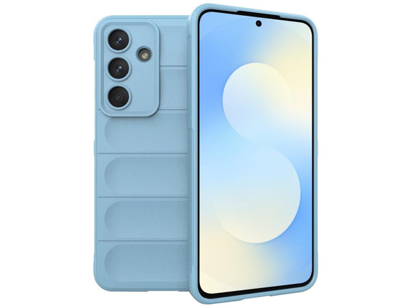 Screenguard CloudCase Handyhülle für Samsung Galaxy S25 FE gegen Sturzschäden, Dellen, Kratzern. Mit Kameraschutz, erhöhtem Rahmen und Airbag Cushions für vollumfänglichen Schutz.
