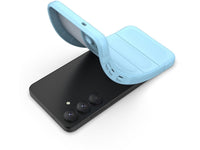 Screenguard CloudCase Handyhülle für Samsung Galaxy S25 FE gegen Sturzschäden, Dellen, Kratzern. Mit Kameraschutz, erhöhtem Rahmen und Airbag Cushions für vollumfänglichen Schutz.