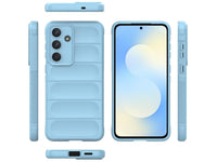 Screenguard CloudCase Handyhülle für Samsung Galaxy S25 FE gegen Sturzschäden, Dellen, Kratzern. Mit Kameraschutz, erhöhtem Rahmen und Airbag Cushions für vollumfänglichen Schutz.