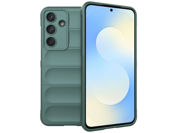 Screenguard CloudCase Handyhülle für Samsung Galaxy S25 FE gegen Sturzschäden, Dellen, Kratzern. Mit Kameraschutz, erhöhtem Rahmen und Airbag Cushions für vollumfänglichen Schutz.