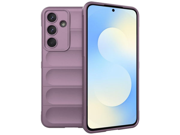 Screenguard CloudCase Handyhülle für Samsung Galaxy S25 FE gegen Sturzschäden, Dellen, Kratzern. Mit Kameraschutz, erhöhtem Rahmen und Airbag Cushions für vollumfänglichen Schutz.