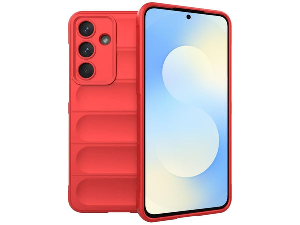 Screenguard CloudCase Handyhülle für Samsung Galaxy S25 FE gegen Sturzschäden, Dellen, Kratzern. Mit Kameraschutz, erhöhtem Rahmen und Airbag Cushions für vollumfänglichen Schutz.