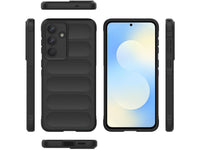 Screenguard CloudCase Handyhülle für Samsung Galaxy S25 FE gegen Sturzschäden, Dellen, Kratzern. Mit Kameraschutz, erhöhtem Rahmen und Airbag Cushions für vollumfänglichen Schutz.