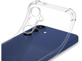 Hoch transparenter TPU Gummi Schutz Handy Hülle Clear Case klar mit verstärkten Schutzecken Bumper für das Samsung Galaxy S25 FE Display und Gehäuse in transparent von Screenguard