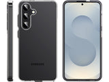 Gummi Hülle für Samsung Galaxy S25 aus flexiblem Soft TPU, kristallklar und transparent von Screenguard