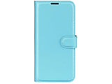 Lederhülle Karten Wallet Ledertasche Etui für Samsung Galaxy S25+ in hellblau von Screenguard