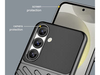 Moderne Design Hülle Cover für das Samsung Galaxy S25 mit Stripes zum Schutz von Kratzern, Dellen, Display aus TPU Gummi in schwarz von Screenguard