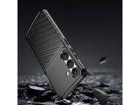Moderne Design Hülle Cover für das Samsung Galaxy S25+ mit Stripes zum Schutz von Kratzern, Dellen, Display aus TPU Gummi in schwarz von Screenguard
