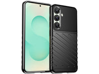 Moderne Design Hülle Cover für das Samsung Galaxy S25+ mit Stripes zum Schutz von Kratzern, Dellen, Display aus TPU Gummi in schwarz von Screenguard