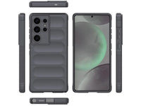 Screenguard CloudCase Handyhülle für Samsung Galaxy S25 Ultra gegen Sturzschäden, Dellen, Kratzern. Mit Kameraschutz, erhöhtem Rahmen und Airbag Cushions für vollumfänglichen Schutz.
