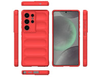 Screenguard CloudCase Handyhülle für Samsung Galaxy S25 Ultra gegen Sturzschäden, Dellen, Kratzern. Mit Kameraschutz, erhöhtem Rahmen und Airbag Cushions für vollumfänglichen Schutz.