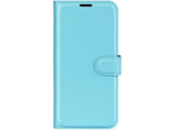 Lederhülle Karten Wallet Ledertasche Etui für Samsung Galaxy S25 Ultra in hellblau von Screenguard