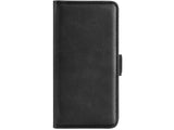 Veganes Flip Case Leder Etui Hülle mit Karten Fächer und Sichtfenster für Samsung Galaxy S25 Ultra in schwarz von Screenguard