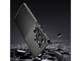 Moderne Design Hülle Cover für das Samsung Galaxy S25 Ultra mit Stripes zum Schutz von Kratzern, Dellen, Display aus TPU Gummi in schwarz von Screenguard