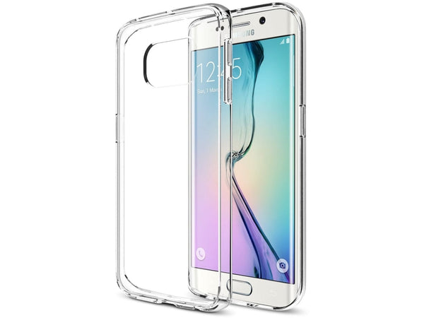 Gummi Hülle für Samsung Galaxy S6 Edge aus flexiblem Soft TPU, kristallklar und transparent von Screenguard