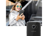 Hoch transparenter TPU Gummi Schutz Handy Hülle Clear Case klar mit verstärkten Schutzecken Bumper für das Samsung Galaxy S7 Display und Gehäuse in transparent von Screenguard