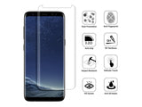 Case Friendly Screen Protector Handy Display Schutz Panzerglas Folie aus echtem 9H 2.5D Glas für Abdeckung des Samsung Galaxy S8+ Displays in transparent von Screenguard