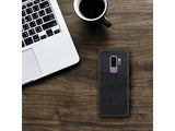 CardCaddy Leder Backcase mit Kartenfächern für Samsung Galaxy S9 in schwarz von Screenguard