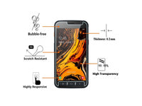 Case Friendly Screen Protector Handy Display Schutz Panzerglas Folie aus echtem 9H 2.5D Glas für Abdeckung des Samsung Galaxy XCover 4S Displays in transparent von Screenguard