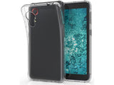 Gummi Hülle für Samsung Galaxy Xcover 5 aus flexiblem Soft TPU, kristallklar und transparent von Screenguard