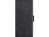 Veganes Flip Case Leder Etui Hülle mit Karten Fächer und Sichtfenster für Samsung Galaxy XCover 5 in schwarz von Screenguard