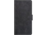 Veganes Flip Case Leder Etui Hülle mit Karten Fächer und Sichtfenster für Samsung Galaxy XCover 5 in schwarz von Screenguard