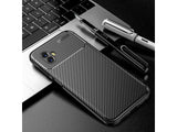 Hochwertig stabile Soft TPU Smartphone Handy Hülle im Carbon Design für Samsung Galaxy XCover6 Pro zum Schutz des Display und Gehäuse Cover in schwarz von Screenguard