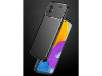 Hochwertig stabile Soft TPU Smartphone Handy Hülle im Carbon Design für Samsung Galaxy XCover6 Pro zum Schutz des Display und Gehäuse Cover in schwarz von Screenguard