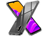 Hoch transparenter TPU Gummi Schutz Handy Hülle Clear Case klar mit verstärkten Schutzecken Bumper für das Samsung Galaxy XCover6 Pro Display und Gehäuse in transparent von Screenguard