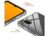 Hoch transparenter TPU Gummi Schutz Handy Hülle Clear Case klar mit verstärkten Schutzecken Bumper für das Samsung Galaxy XCover6 Pro Display und Gehäuse in transparent von Screenguard