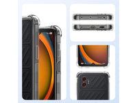 Hoch transparenter TPU Gummi Schutz Handy Hülle Clear Case klar mit verstärkten Schutzecken Bumper für das Samsung Galaxy XCover7 Pro Display und Gehäuse in transparent von Screenguard
