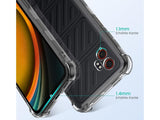 Hoch transparenter TPU Gummi Schutz Handy Hülle Clear Case klar mit verstärkten Schutzecken Bumper für das Samsung Galaxy XCover7 Pro Display und Gehäuse in transparent von Screenguard