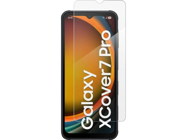 Case Friendly Screen Protector Handy Display Schutz Panzerglas Folie aus echtem 9H 2.5D Glas für Abdeckung des Samsung Galaxy XCover7 Pro Displays in transparent von Screenguard