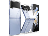 Gummi Hülle für Samsung Galaxy Z Flip4 aus flexiblem Soft TPU, kristallklar und transparent von Screenguard